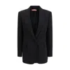 Max Mara Single-breasted Tailored Blazer In Black