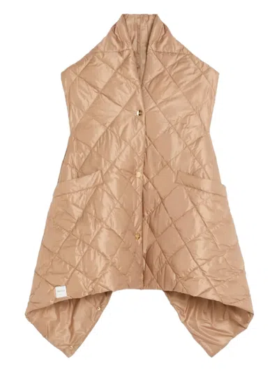 Max Mara Sisoft Diamond-quilted Sleeveless Gilet