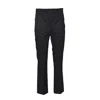 Max Mara Skinny Fit Stretch Cotton Satin Pants