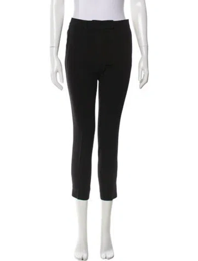 Pre-owned Max Mara Skinny Leg Pants In Black