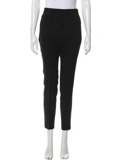 Pre-owned Max Mara Skinny Leg Pants In Black