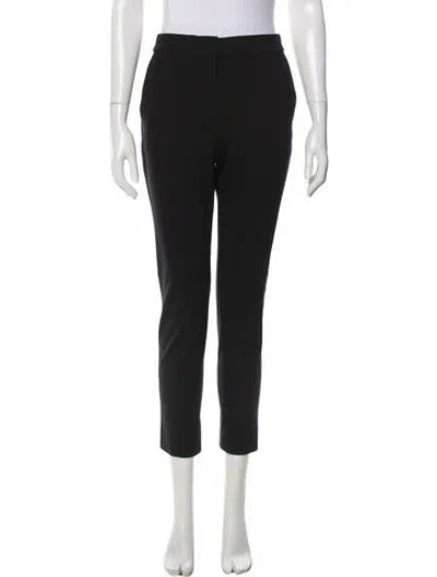 Pre-owned Max Mara Skinny Leg Pants In Black