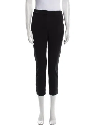 Pre-owned Max Mara Skinny Leg Pants In Black