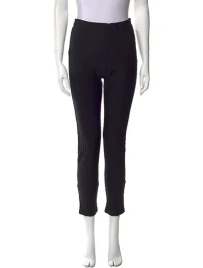 Pre-owned Max Mara Skinny Leg Pants In Black