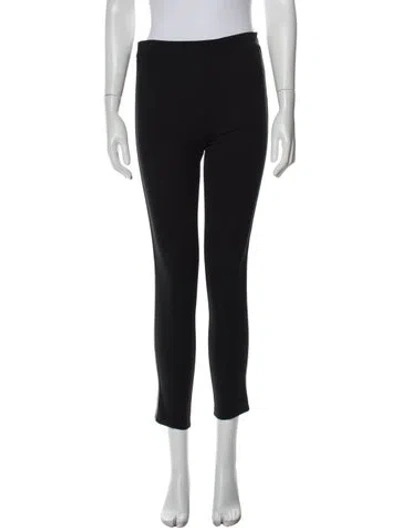 Pre-owned Max Mara Skinny Leg Pants In Black