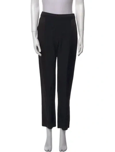 Pre-owned Max Mara Skinny Leg Pants In Black