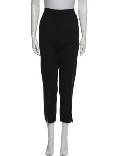 Pre-owned Max Mara Skinny Leg Pants In Black
