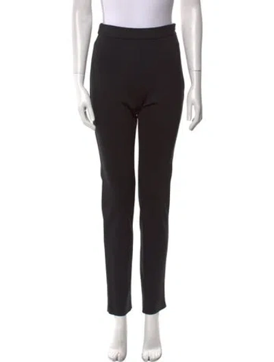 Pre-owned Max Mara Skinny Leg Pants In Black