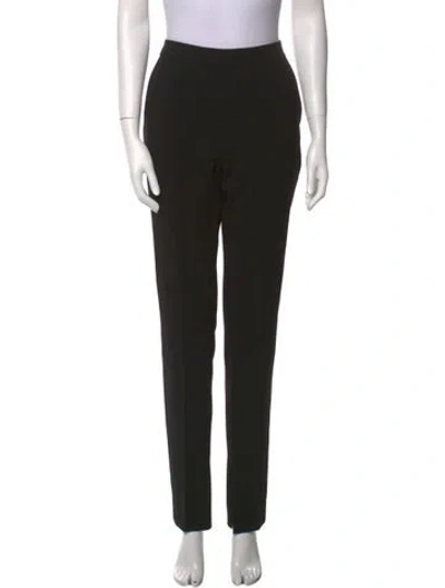 Pre-owned Max Mara Skinny Leg Pants In Black