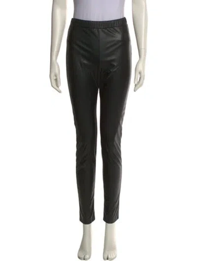 Pre-owned Max Mara Skinny Leg Pants In Black