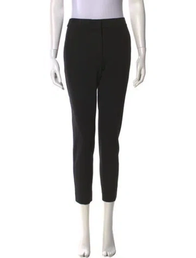 Pre-owned Max Mara Skinny Leg Pants In Black