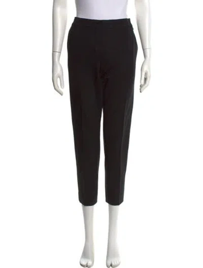 Pre-owned Max Mara Skinny Leg Pants In Black