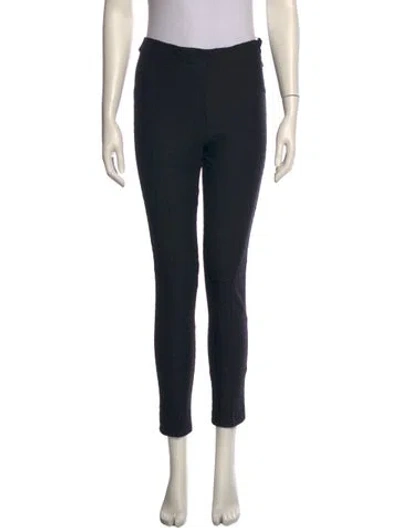 Pre-owned Max Mara Skinny Leg Pants In Black