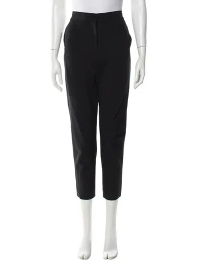 Pre-owned Max Mara Skinny Leg Pants In Black