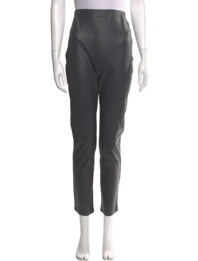 Pre-owned Max Mara Skinny Leg Pants In Black