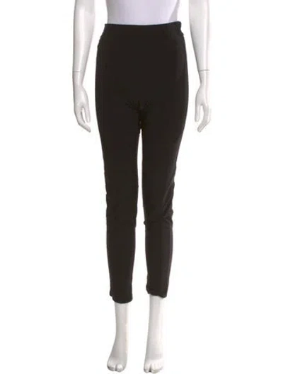 Pre-owned Max Mara Skinny Leg Pants In Black