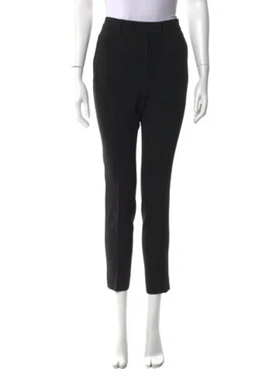 Pre-owned Max Mara Skinny Leg Pants In Black