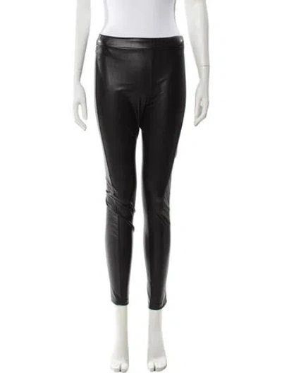Pre-owned Max Mara Skinny Leg Pants In Black