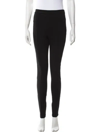 Pre-owned Max Mara Skinny Leg Pants In Black