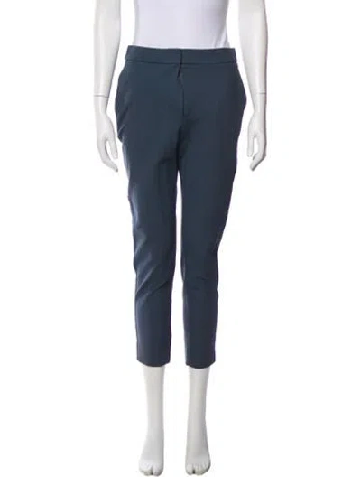 Pre-owned Max Mara Skinny Leg Pants In Blue