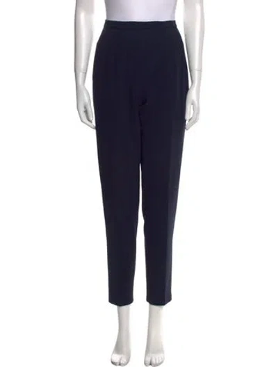 Pre-owned Max Mara Skinny Leg Pants In Blue