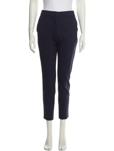 Pre-owned Max Mara Skinny Leg Pants In Blue