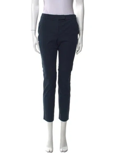 Pre-owned Max Mara Skinny Leg Pants In Blue