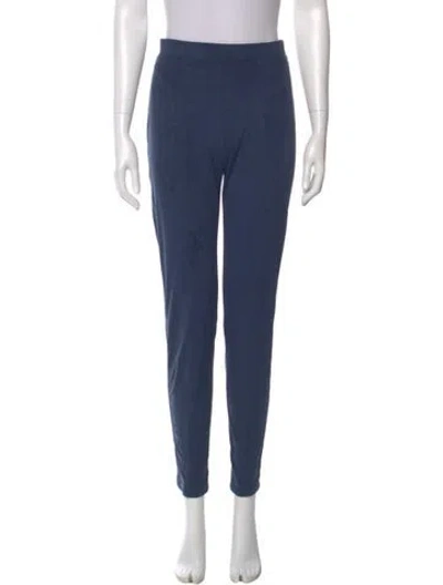 Pre-owned Max Mara Skinny Leg Pants In Blue