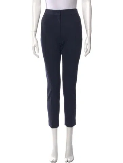 Pre-owned Max Mara Skinny Leg Pants In Blue