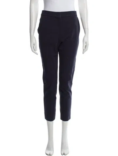 Pre-owned Max Mara Skinny Leg Pants In Blue
