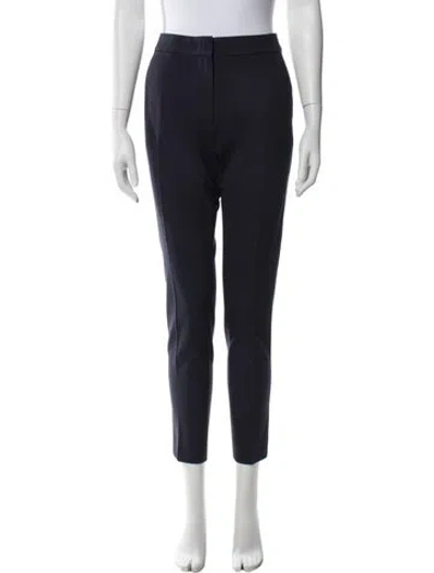 Pre-owned Max Mara Skinny Leg Pants In Blue