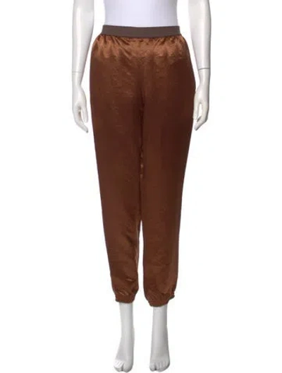 Pre-owned Max Mara Skinny Leg Pants In Brown