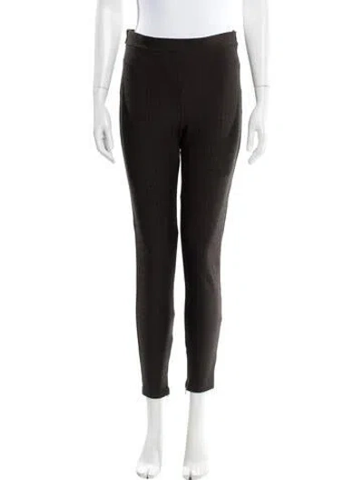 Pre-owned Max Mara Skinny Leg Pants In Brown