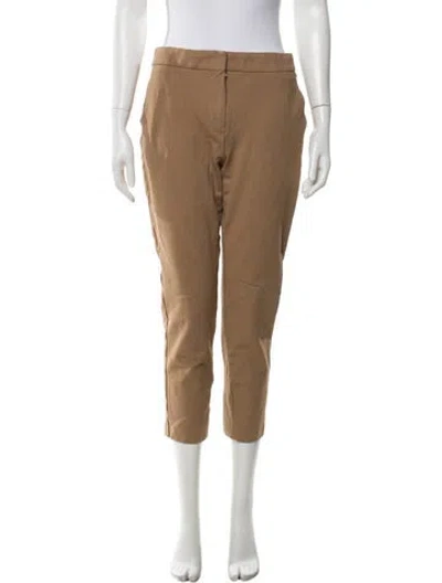 Pre-owned Max Mara Skinny Leg Pants In Brown