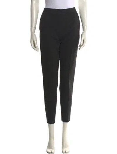 Pre-owned Max Mara Skinny Leg Pants In Gray