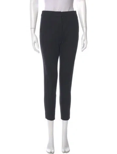 Pre-owned Max Mara Skinny Leg Pants In Gray