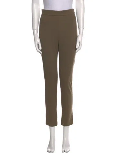 Pre-owned Max Mara Skinny Leg Pants In Green