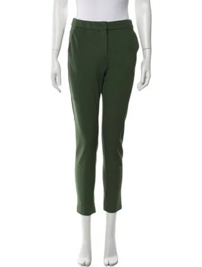 Pre-owned Max Mara Skinny Leg Pants In Green