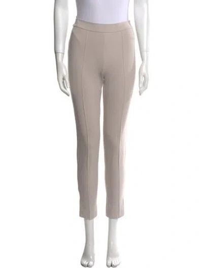 Pre-owned Max Mara Skinny Leg Pants In Neutral