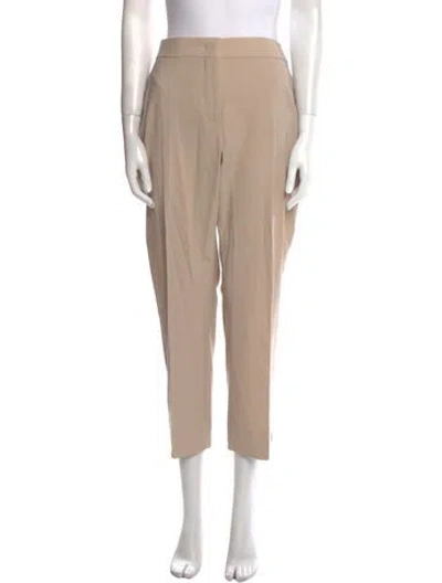 Pre-owned Max Mara Skinny Leg Pants In Neutral