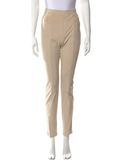 Pre-owned Max Mara Skinny Leg Pants In Neutral