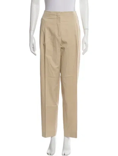Pre-owned Max Mara Skinny Leg Pants In Neutral