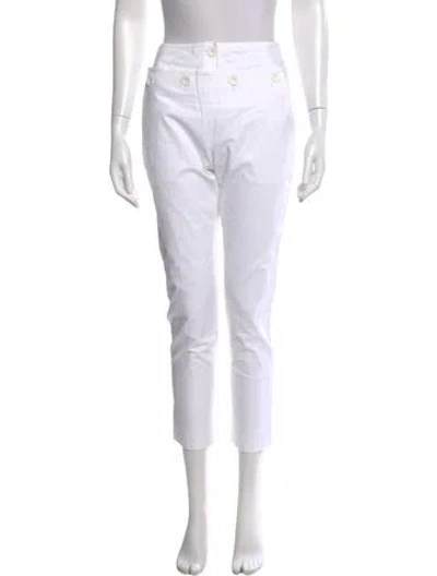 Pre-owned Max Mara Skinny Leg Pants In Neutral