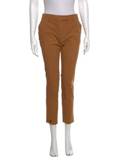 Pre-owned Max Mara Skinny Leg Pants In Neutral