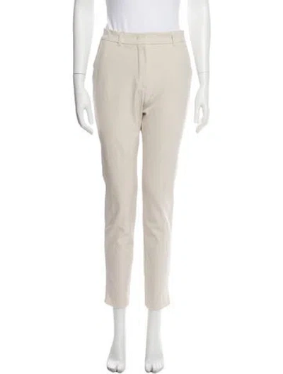 Pre-owned Max Mara Skinny Leg Pants In Neutral