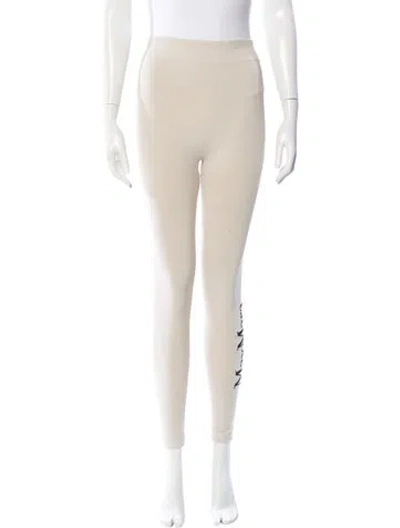 Pre-owned Max Mara Skinny Leg Pants In Neutral