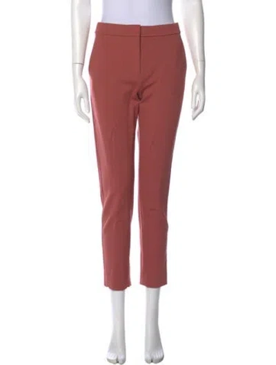 Pre-owned Max Mara Skinny Leg Pants In Pink