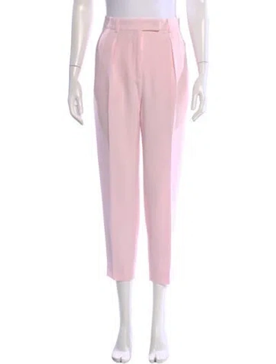 Pre-owned Max Mara Skinny Leg Pants In Pink
