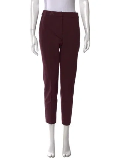 Pre-owned Max Mara Skinny Leg Pants In Purple