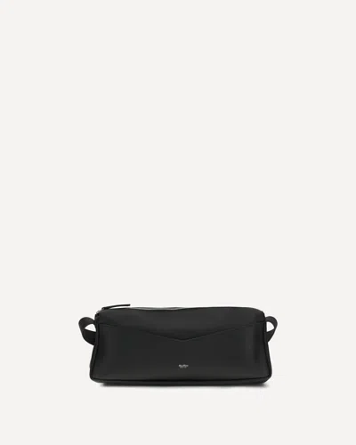 Max Mara Skippers Textured-leather Shoulder Bag In Black